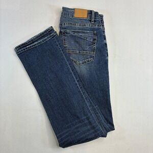 BKE Payton Womens Size 29x33.5 Bootcut Jeans Dark Wash Distressed Denim